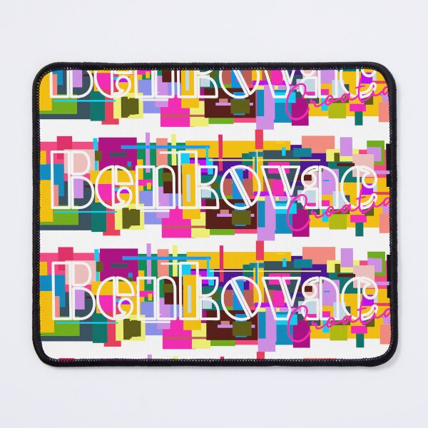 Item preview, Benkovac, Croatia, Vibrant Abstract City Typography Art designed and sold by Wanderful-roads.
