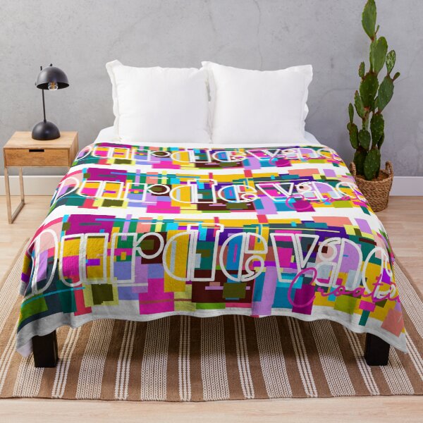 Item preview, Đurđevac, Croatia, Vibrant Abstract City Typography Art designed and sold by Wanderful-roads.