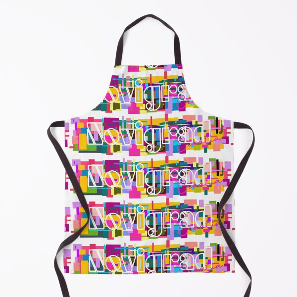 Item preview, Novigrad, Croatia, Croatia, Vibrant Abstract City Typography Art designed and sold by Wanderful-roads.