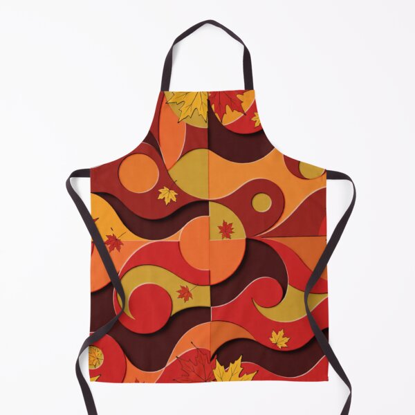 Item preview, 4 part abstract maple leaves colorful fall seasonal design designed and sold by SmashingDeals.