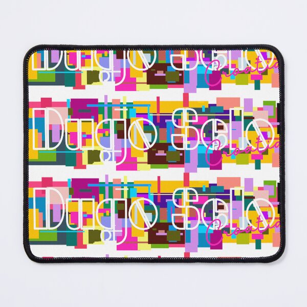 Item preview, Dugo Selo, Croatia, Vibrant Abstract City Typography Art designed and sold by Wanderful-roads.