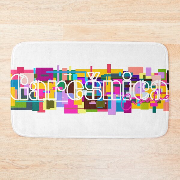 Item preview, Garešnica, Croatia, Vibrant Abstract City Typography Art designed and sold by Wanderful-roads.