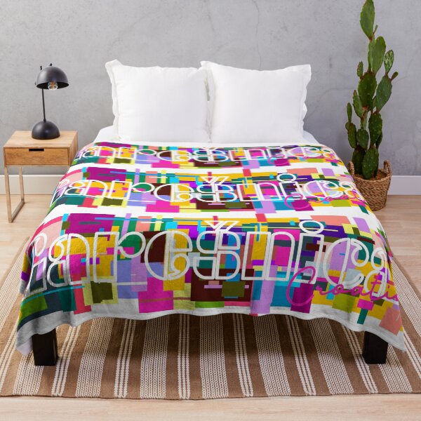 Item preview, Garešnica, Croatia, Vibrant Abstract City Typography Art designed and sold by Wanderful-roads.