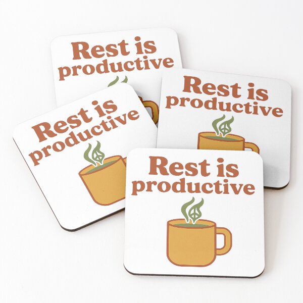 Item preview, Rest is Productive - Motivational Quote T Shirt  designed and sold by Goodwells.