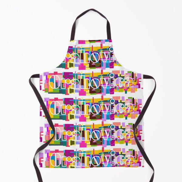 Item preview, Orahovica, Croatia, Vibrant Abstract City Typography Art designed and sold by Wanderful-roads.