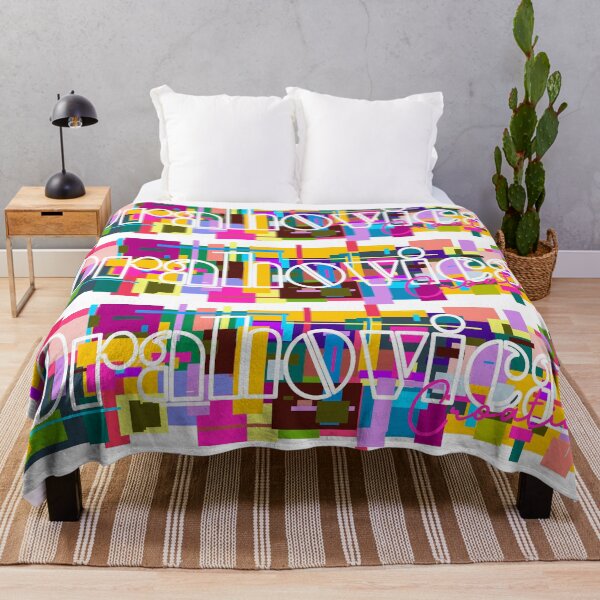 Item preview, Orahovica, Croatia, Vibrant Abstract City Typography Art designed and sold by Wanderful-roads.