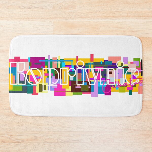 Item preview, Koprivnica, Croatia, Vibrant Abstract City Typography Art designed and sold by Wanderful-roads.
