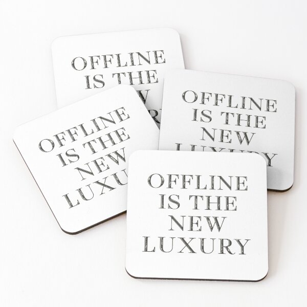 Item preview, Offline Is The New Luxury designed and sold by ConfuseLab Alt.