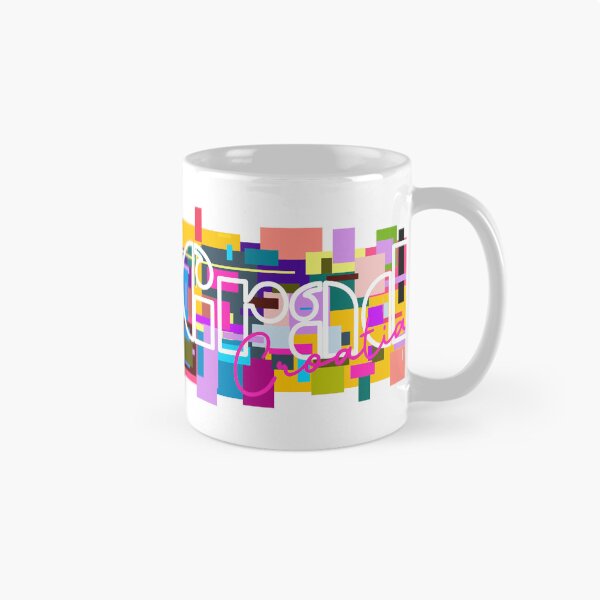 Item preview, Stari Grad, Croatia, Vibrant Abstract City Typography Art designed and sold by Wanderful-roads.