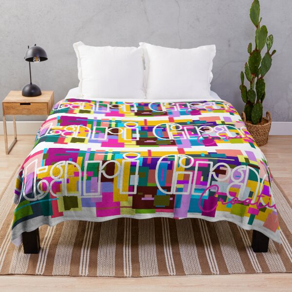 Item preview, Stari Grad, Croatia, Vibrant Abstract City Typography Art designed and sold by Wanderful-roads.