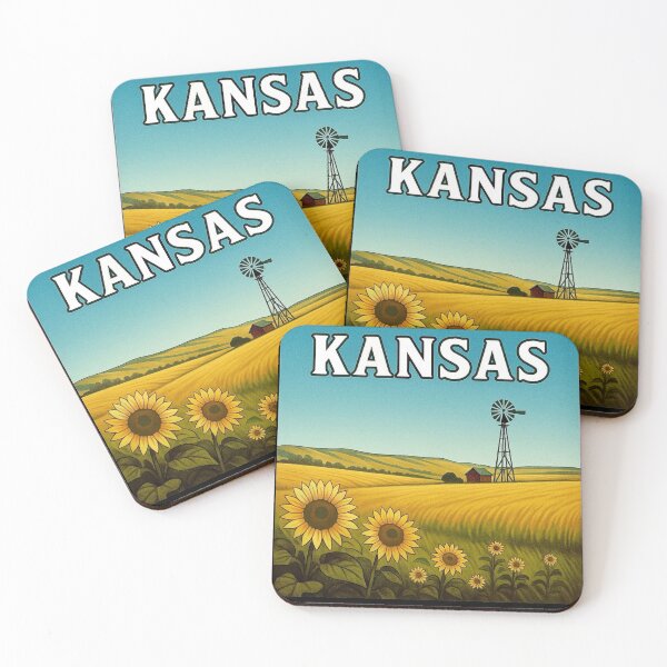 Item preview, Kansas Sunflower Fields designed and sold by Myra365Art.