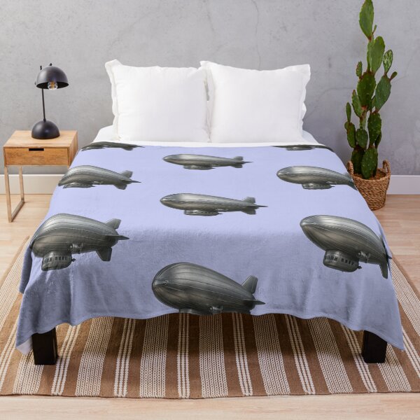 Item preview, Futuristic silver airship – Steampunk zeppelin design with retro charm designed and sold by MrsMimpi.