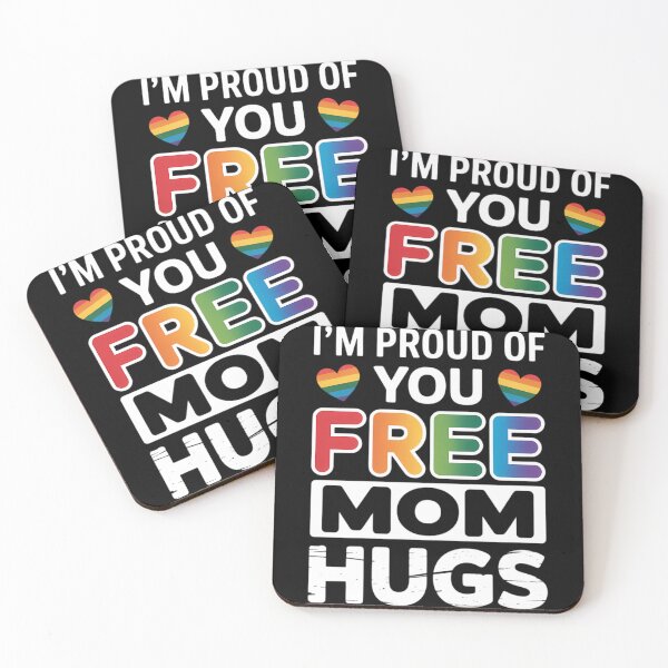 Item preview, I'm Proud Of You Free Mom Hugs Lgbt Lgbtq Gay Pride designed and sold by Formatage.