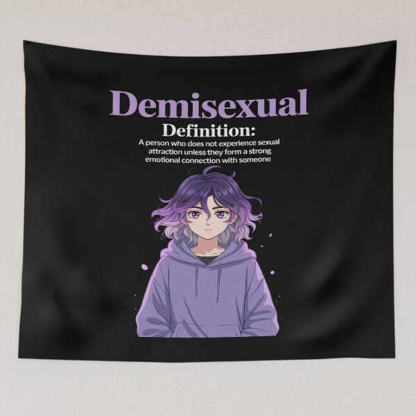 Item preview, Demisexual Pride Emotional Connection Purple designed and sold by Idarmotar.