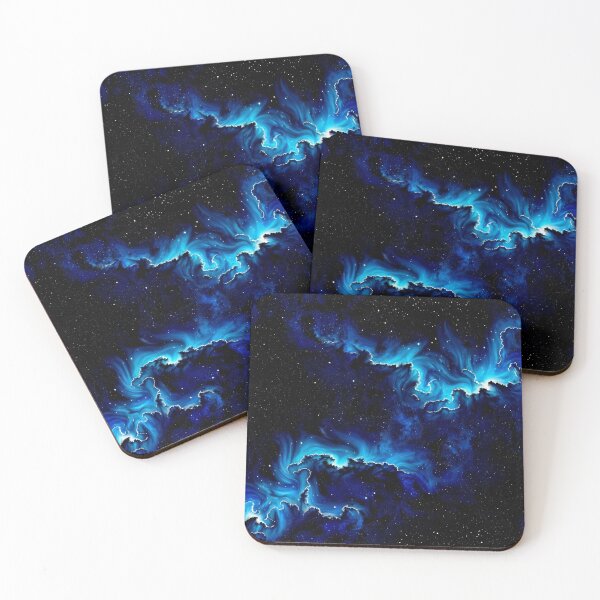 Item preview, Night Sky With Blue Aurora designed and sold by Krystals-Art.