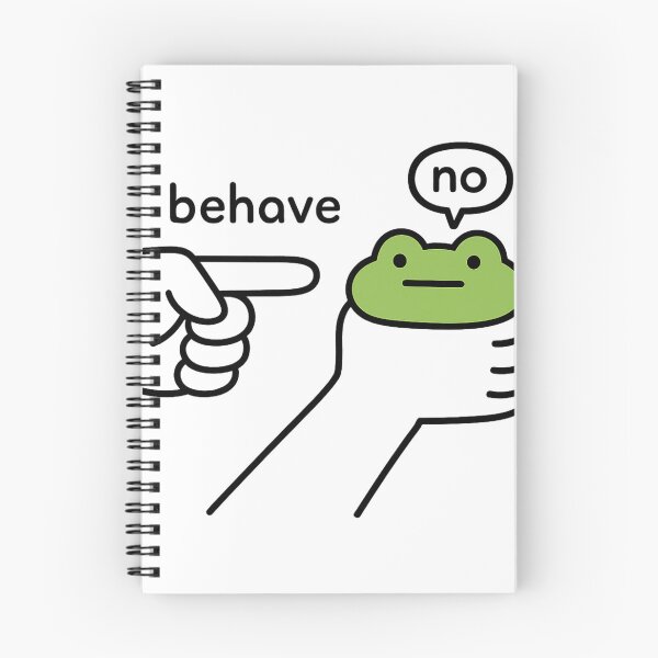 Item preview, Funny Stubborn Frog "No Behave" Sassy Meme Attitude designed and sold by haitrieuic96.