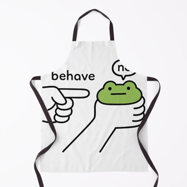 Item preview, Funny Stubborn Frog "No Behave" Sassy Meme Attitude designed and sold by haitrieuic96.