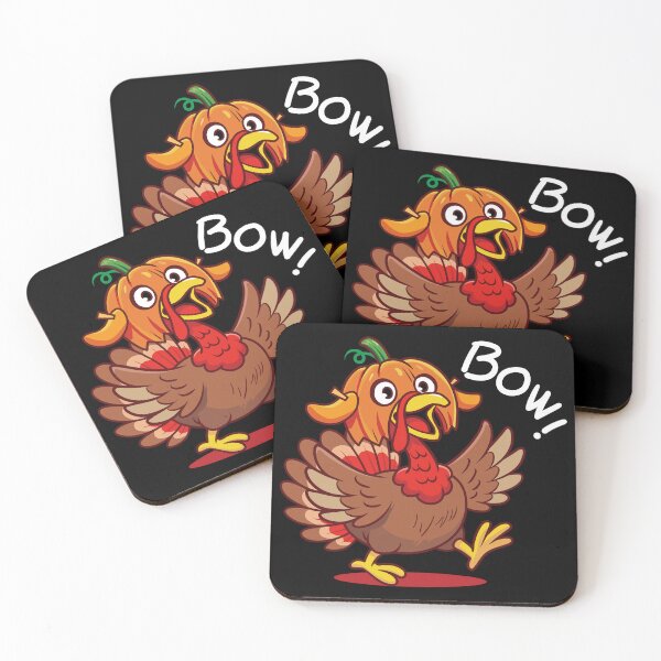 Item preview, Pumpkin Masked Turkey – Barking Through the Holidays_BK designed and sold by AckeeWolf.
