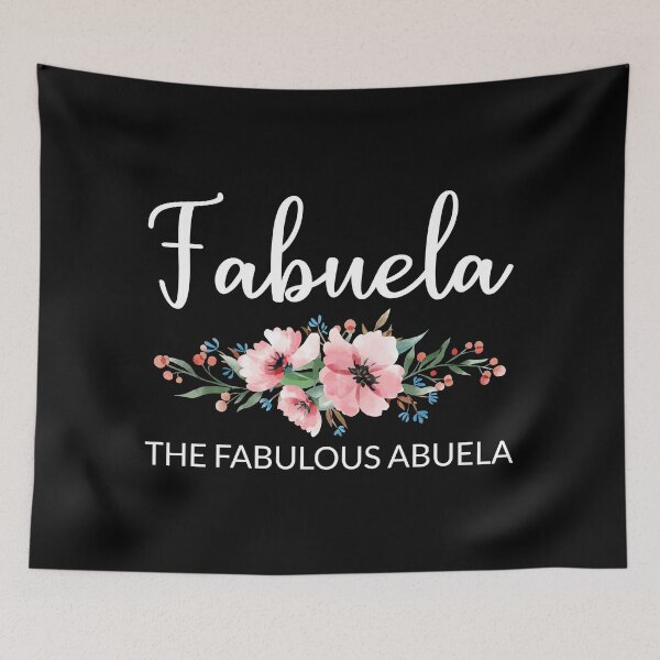 Artikelvorschau, Fabuela Definition I - Fabulous Abuela Flowery entworfen und verkauft von Lemon Pepper.