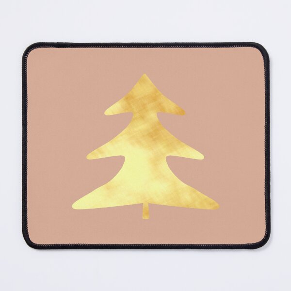 Item preview, Golden Pine Tree on creme - Calm, Sensory-Friendly designed and sold by CreaTwinkles.