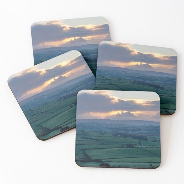 Item preview, Ballycastle Sunrise – Aerial Drone Photography Over Irish Hills designed and sold by Martindoran.