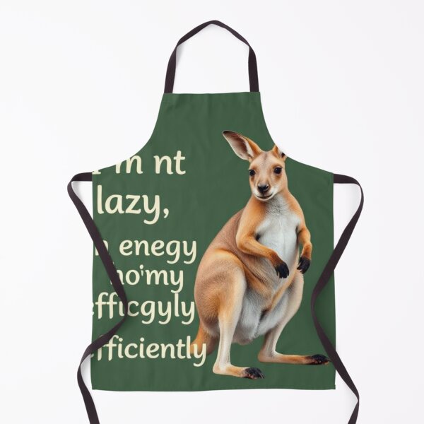 Item preview, kangaroo//I’m not lazy, I’m energy-efficiently hopping designed and sold by SSMC DREAM DESIGN.