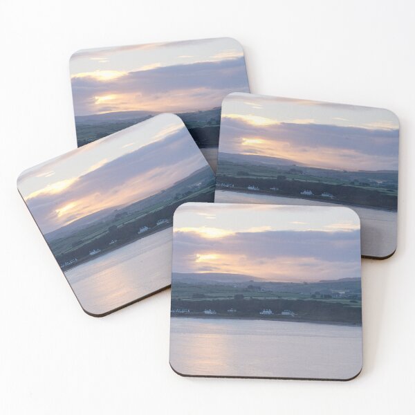 Item preview, Ballycastle Sunrise – Aerial Drone Photography Over Irish Hills designed and sold by Martindoran.