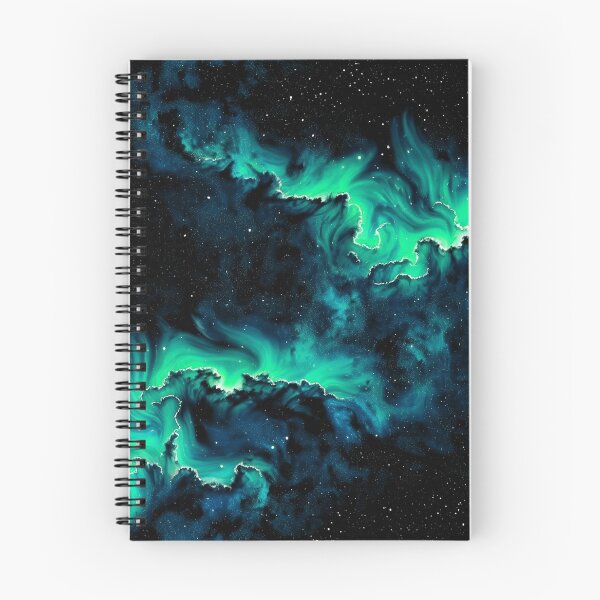 Item preview, Night Sky with Aqua Green Aurora designed and sold by Krystals-Art.