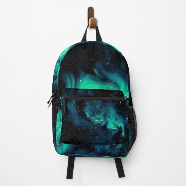 Item preview, Night Sky with Aqua Green Aurora designed and sold by Krystals-Art.
