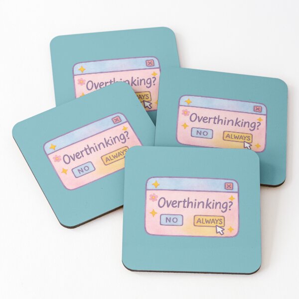 Item preview, Overthinking? No / Always designed and sold by DivineRejects.