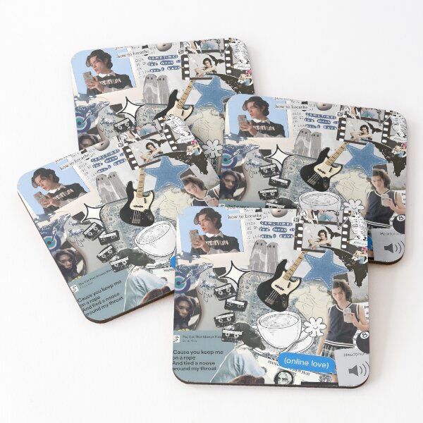 Item preview, Conan Gray Aesthetic Collage Edit – Indie Soft Blue Mood Art designed and sold by Lexie Reed.