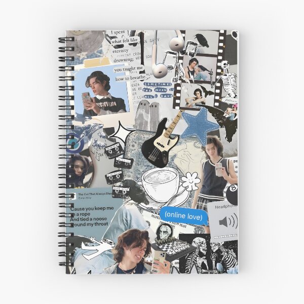 Item preview, Conan Gray Aesthetic Collage Edit – Indie Soft Blue Mood Art designed and sold by Lexie Reed.