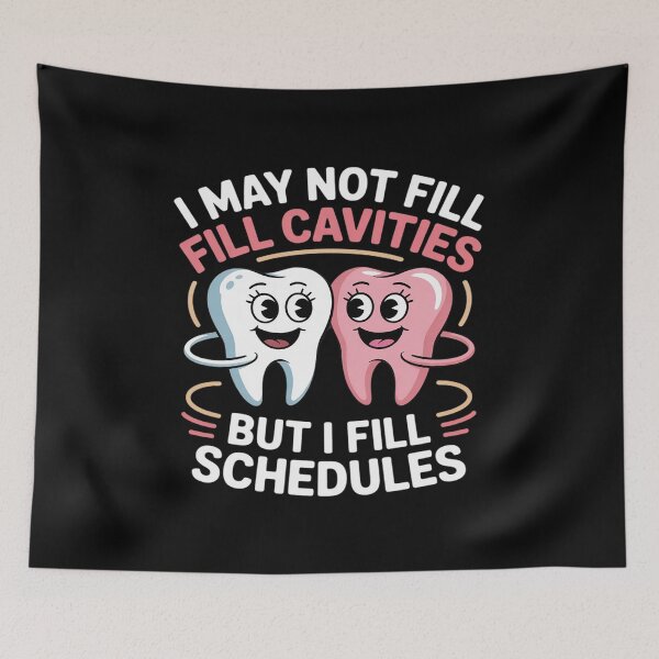 Item preview, Dental Receptionist Filling Schedules Funny Dentistry designed and sold by Idarmotar.