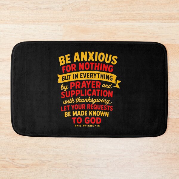 Item preview, Philippians 4:6 Be Anxious For Nothing designed and sold by plushism.