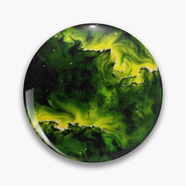 Item preview, Night Sky with Yellow Green Aurora designed and sold by Krystals-Art.
