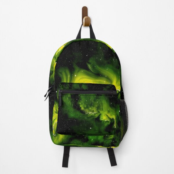 Item preview, Night Sky with Yellow Green Aurora designed and sold by Krystals-Art.