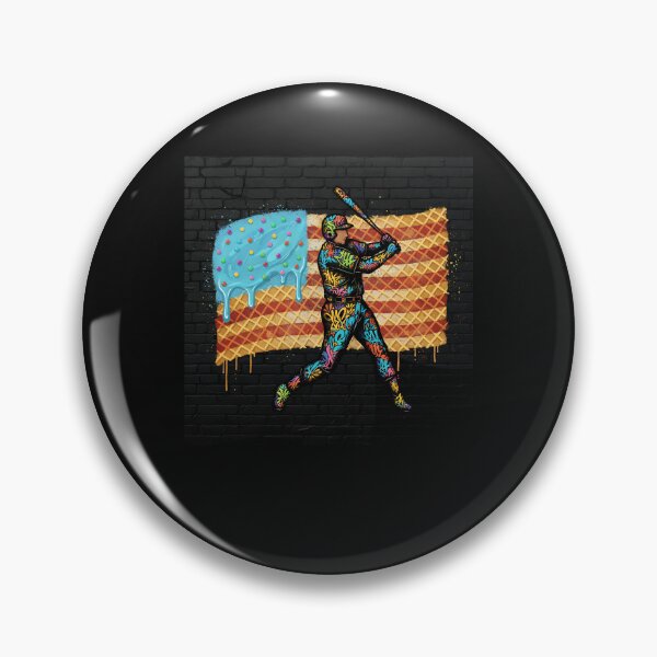 Item preview, Baseball Drip Boys Dripping Ice Cream Baseball American Flag designed and sold by merlinnears.