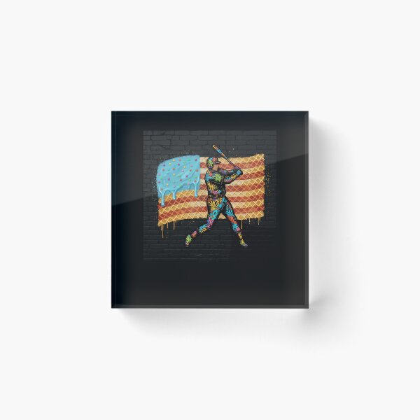 Item preview, Baseball Drip Boys Dripping Ice Cream Baseball American Flag designed and sold by merlinnears.