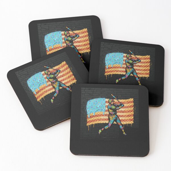 Item preview, Baseball Drip Boys Dripping Ice Cream Baseball American Flag designed and sold by merlinnears.