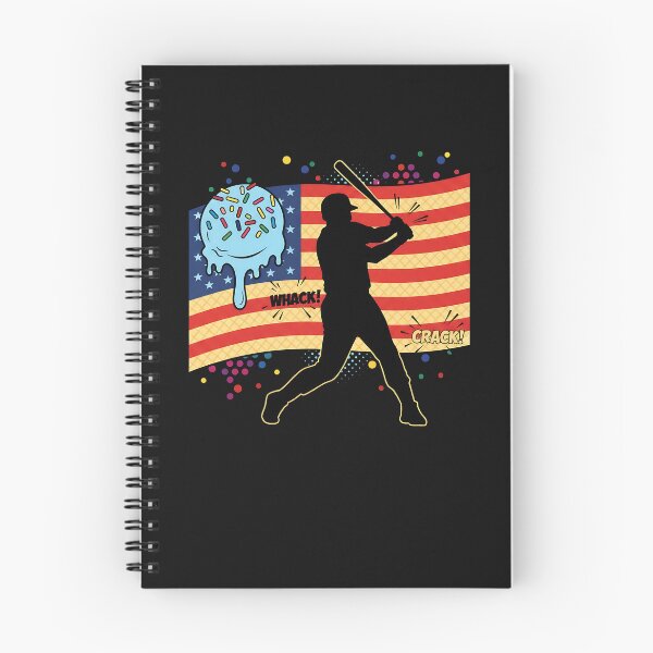 Item preview, Baseball Drip Boys Dripping Ice Cream Baseball American Flag designed and sold by merlinnears.