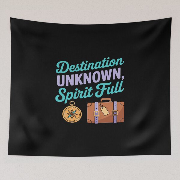 Artikelvorschau, Destination Unknown Spirit Full Travel Compass & Suitcase entworfen und verkauft von Idarmotar.