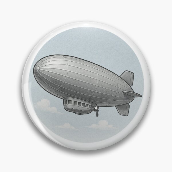 Item preview, Vintage Zeppelin Design – Retro Airship Illustration for Explorers & Dreamers designed and sold by MrsMimpi.