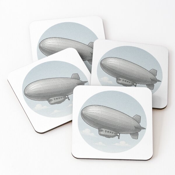 Item preview, Vintage Zeppelin Design – Retro Airship Illustration for Explorers & Dreamers designed and sold by MrsMimpi.