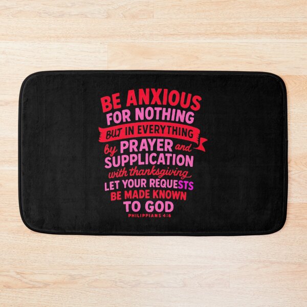 Item preview, Philippians 4:6 Be Anxious For Nothing designed and sold by plushism.