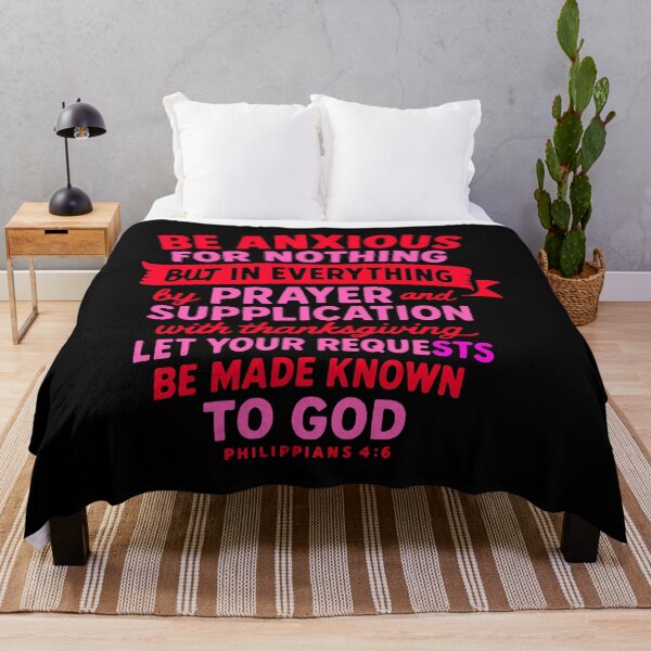 Item preview, Philippians 4:6 Be Anxious For Nothing designed and sold by plushism.