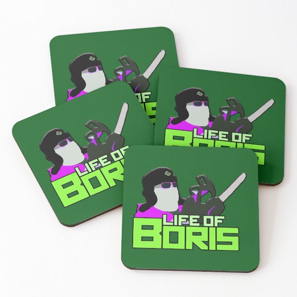 Item preview, UNIQUE - Life of Boris Green Purple designed and sold by ChloeArtCraftui.