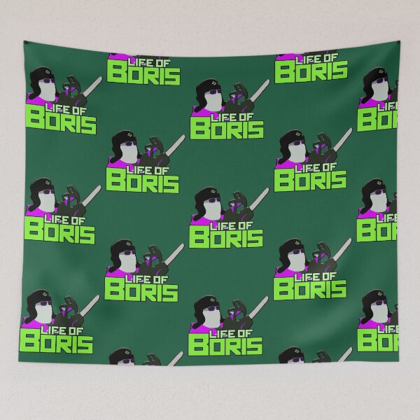 Item preview, UNIQUE - Life of Boris Green Purple designed and sold by ChloeArtCraftui.