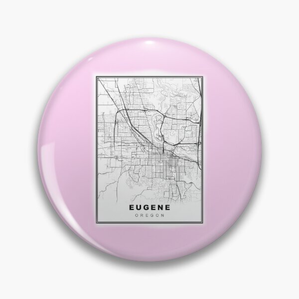 Item preview, Minimalist Eugene Map designed and sold by Tamas Das.