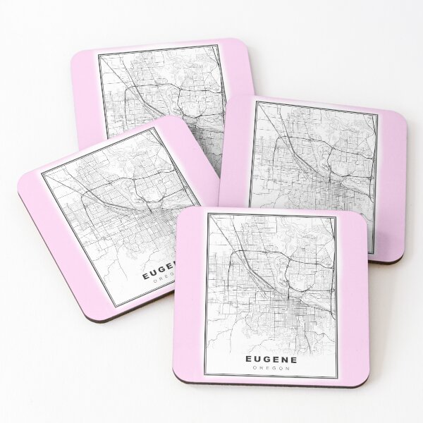 Item preview, Minimalist Eugene Map designed and sold by Tamas Das.