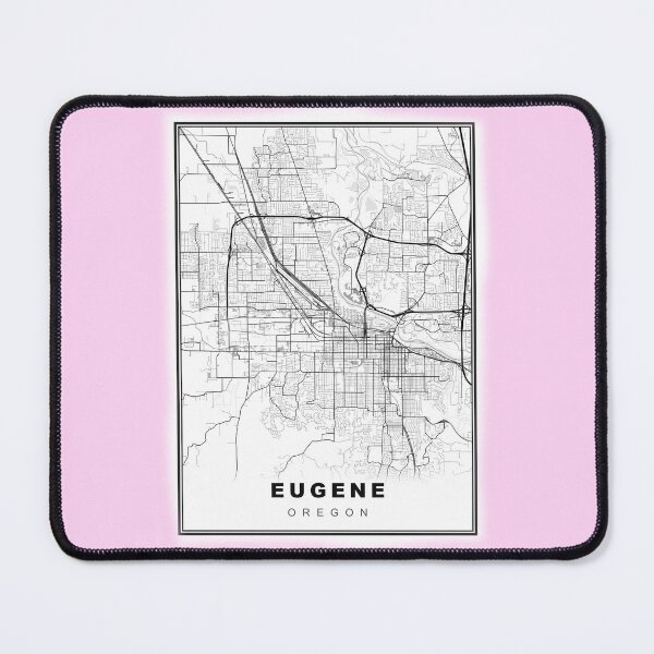 Item preview, Minimalist Eugene Map designed and sold by Tamas Das.